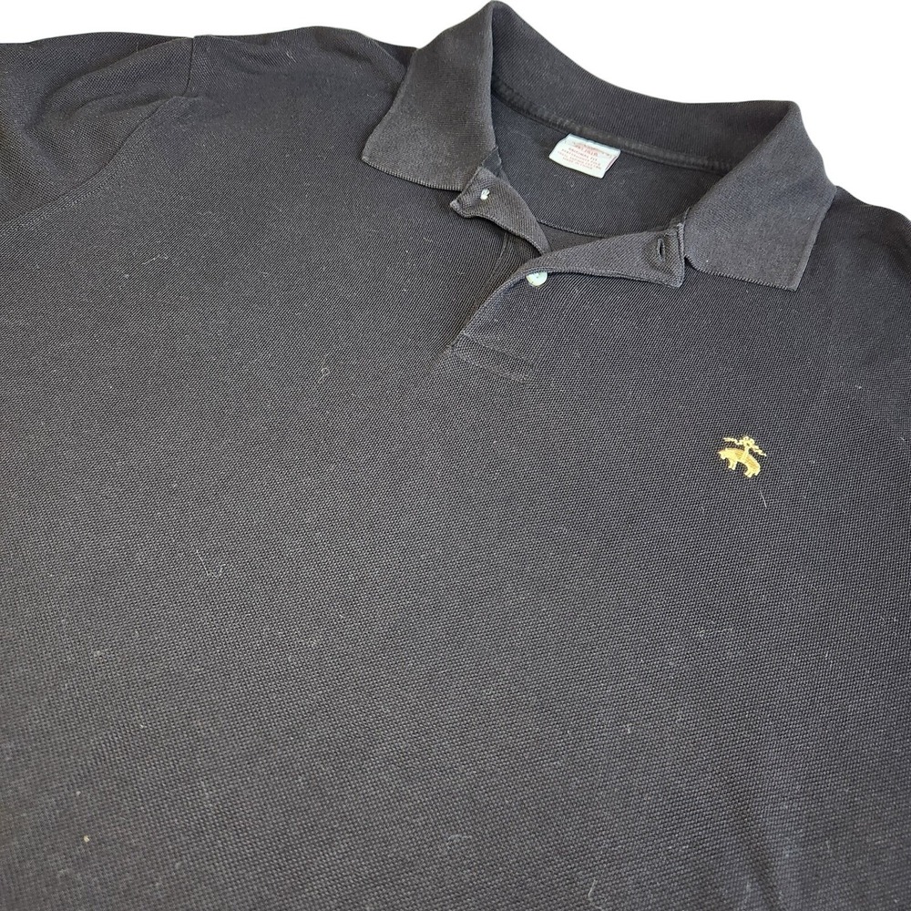 BROOKS BROTHERS Performance Polo Shirt Mens 2XL XXL Original Black Golden Fleece